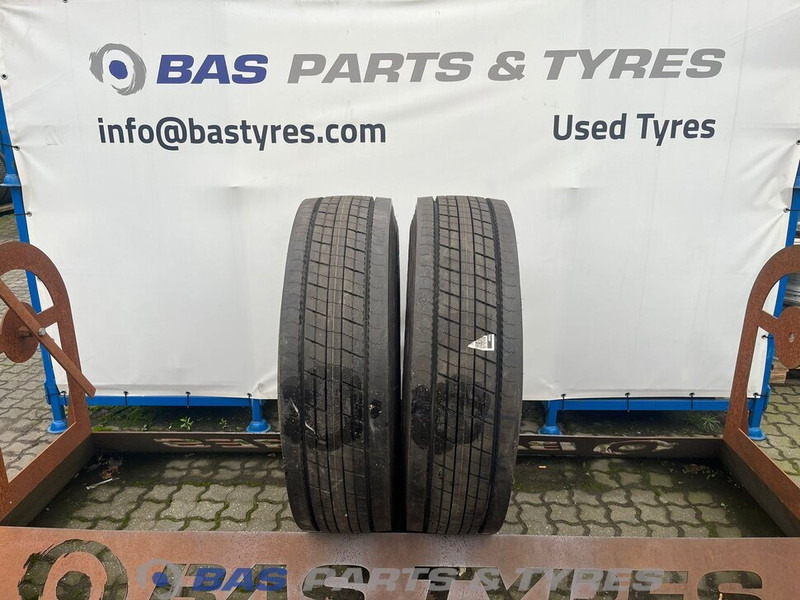 Bridgestone Bridgestone 315/80R22.5 DURAVIS R-STEER002 156/150 M+S 3PMSF gebruikte set - Anvelopă pentru Camion: Foto 1 Bridgestone Bridgestone 315/80R22.5 DURAVIS R-STEER002 156/150 M+S 3PMSF gebruikte set - Anvelopă pentru Camion: Foto 1