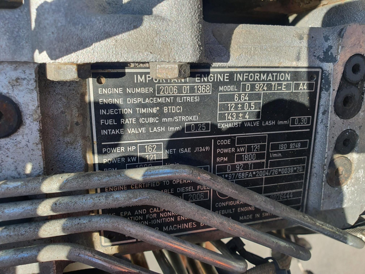 LIEBHERR D924 TI E A4 - Motor pentru Utilaje constructii: Foto 5 LIEBHERR D924 TI E A4 - Motor pentru Utilaje constructii: Foto 5