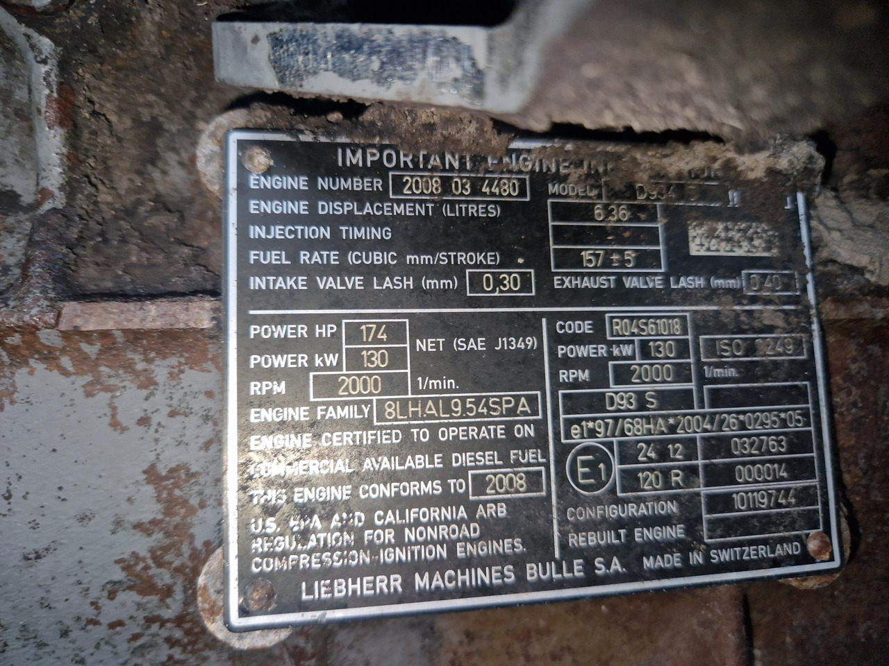 LIEBHERR D934S A6 - Motor pentru Utilaje constructii: Foto 4 LIEBHERR D934S A6 - Motor pentru Utilaje constructii: Foto 4