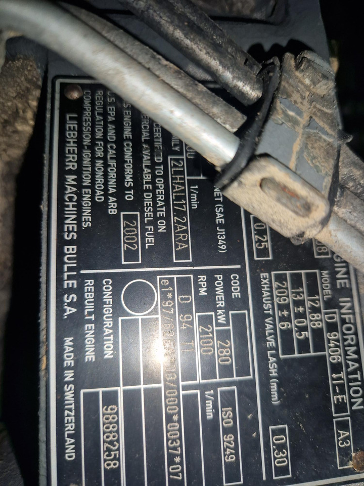 LIEBHERR D9406 PARA PIEZAS - Motor pentru Utilaje constructii: Foto 3 LIEBHERR D9406 PARA PIEZAS - Motor pentru Utilaje constructii: Foto 3