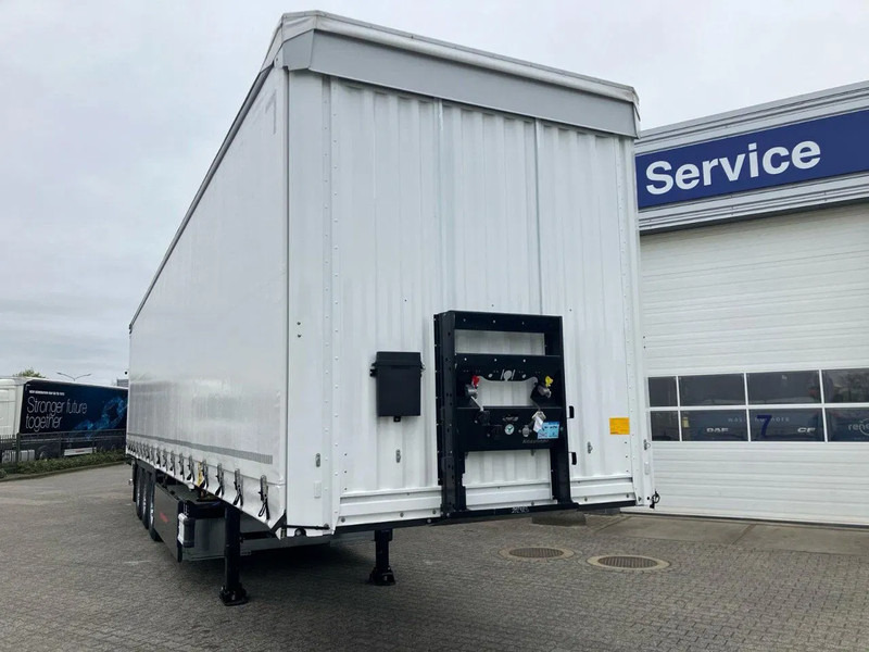 Kässbohrer SCS X+ / 90 - 12 / 27 Schuifzeilen multiplex vloer met palletkist 30 Europallets - Semiremorcă prelată: Foto 2 Kässbohrer SCS X+ / 90 - 12 / 27 Schuifzeilen multiplex vloer met palletkist 30 Europallets - Semiremorcă prelată: Foto 2