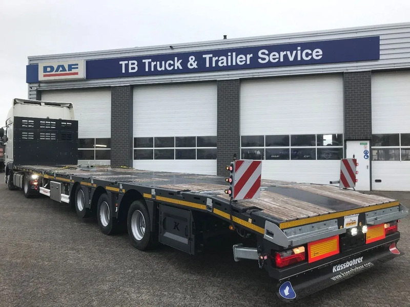 Kässbohrer SPA M 3 / 1N - 18 / 27 Uitschuifbare MEGA oplegger - Semiremorcă platformă: Foto 2 Kässbohrer SPA M 3 / 1N - 18 / 27 Uitschuifbare MEGA oplegger - Semiremorcă platformă: Foto 2