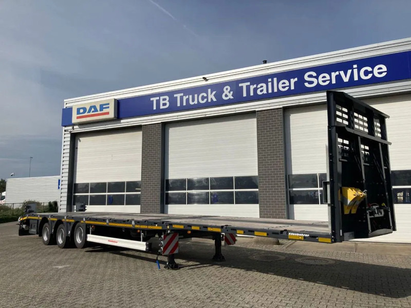 Kässbohrer SPA M3 / 1N - 18 / 27 Heavy Duty uitschuifbare vlakke mega trailer met liftas, rongen en oprijplaten - Semiremorcă platformă: Foto 3 Kässbohrer SPA M3 / 1N - 18 / 27 Heavy Duty uitschuifbare vlakke mega trailer met liftas, rongen en oprijplaten - Semiremorcă platformă: Foto 3