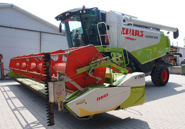 Kombajn zbożawy Claas Lexon 570 Kombajn zbożowy CLAAS LEXION 570+ heder VARIO 7,5m - Combină de recoltat cereale: Foto 2 Kombajn zbożawy Claas Lexon 570 Kombajn zbożowy CLAAS LEXION 570+ heder VARIO 7,5m - Combină de recoltat cereale: Foto 2