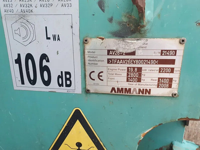 Ammann Ammann AV 26.2 - Cilindru compactor: Foto 5 Ammann Ammann AV 26.2 - Cilindru compactor: Foto 5