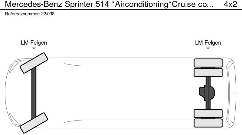 Autoutilitară box Mercedes-Benz Sprinter 514 *Airconditioning*Cruise control*Zijwindassistent*laadbrug: Foto 12 Autoutilitară box Mercedes-Benz Sprinter 514 *Airconditioning*Cruise control*Zijwindassistent*laadbrug: Foto 12