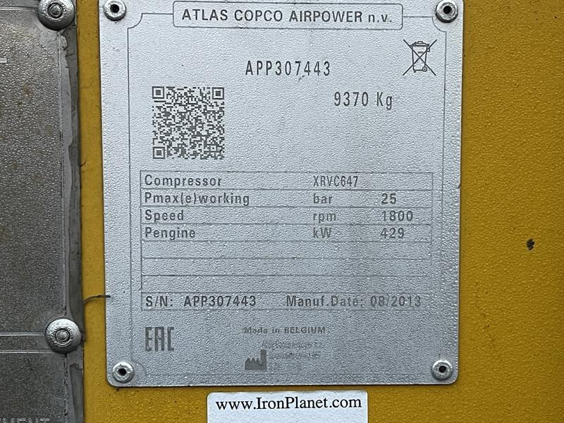 Atlas-Copco XRVC 647 - Compresor de aer: Foto 3 Atlas-Copco XRVC 647 - Compresor de aer: Foto 3