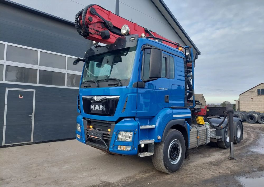 MAN TGS 26-480 6x4 do drewna PALFINGER Epsilon S 270L83 - Cap tractor: Foto 5 MAN TGS 26-480 6x4 do drewna PALFINGER Epsilon S 270L83 - Cap tractor: Foto 5