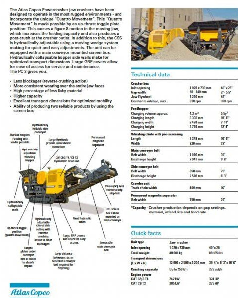 Atlas-Copco PC 2 / PowerCrusher în leasing Atlas-Copco PC 2 / PowerCrusher: Foto 8