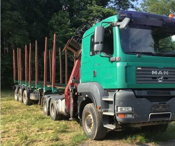 MAN TGA 33.480 - Camion forestier, Camion cu macara: Foto 1 MAN TGA 33.480 - Camion forestier, Camion cu macara: Foto 1