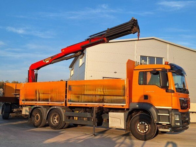 MAN TGS 26.440 - Camion platformă, Camion cu macara: Foto 1 MAN TGS 26.440 - Camion platformă, Camion cu macara: Foto 1