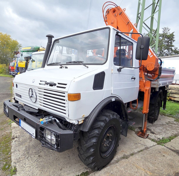 Mercedes-Benz UNIMOG 427.11 +12m! - Camion basculantă, Camion cu macara: Foto 4 Mercedes-Benz UNIMOG 427.11 +12m! - Camion basculantă, Camion cu macara: Foto 4