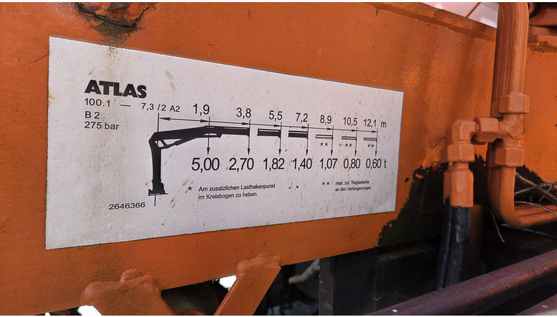 Mercedes-Benz UNIMOG 427.11 +12m! - Camion basculantă, Camion cu macara: Foto 5 Mercedes-Benz UNIMOG 427.11 +12m! - Camion basculantă, Camion cu macara: Foto 5