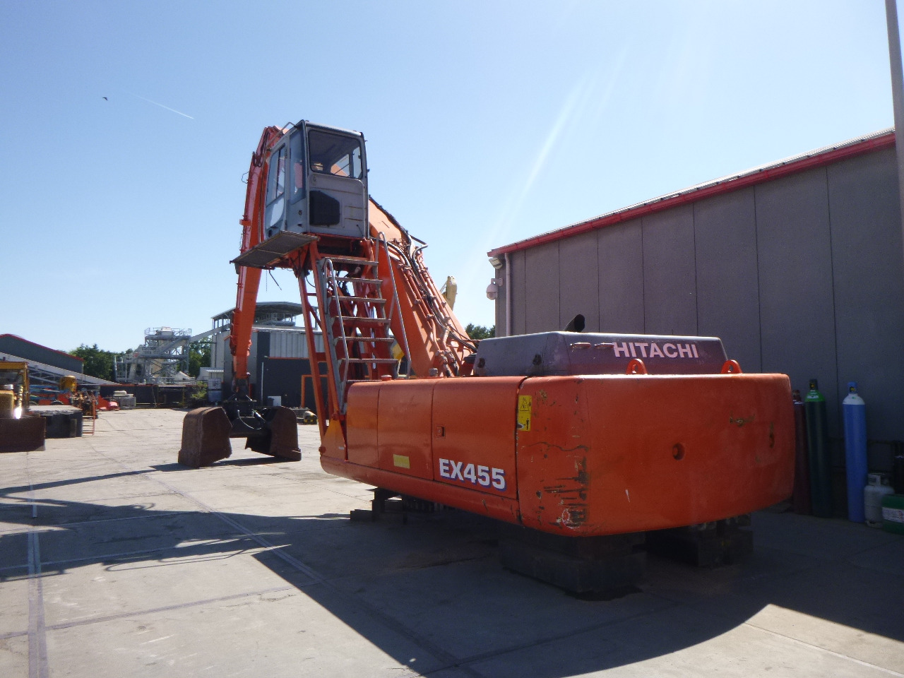 FIAT-HITACHI EX455 Stationary dock/ship material handler - Excavator pentru manipulare de materiale: Foto 3 FIAT-HITACHI EX455 Stationary dock/ship material handler - Excavator pentru manipulare de materiale: Foto 3