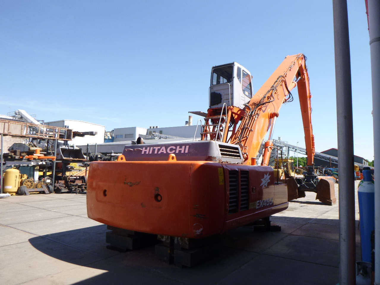 FIAT-HITACHI EX455 Stationary dock/ship material handler - Excavator pentru manipulare de materiale: Foto 4 FIAT-HITACHI EX455 Stationary dock/ship material handler - Excavator pentru manipulare de materiale: Foto 4