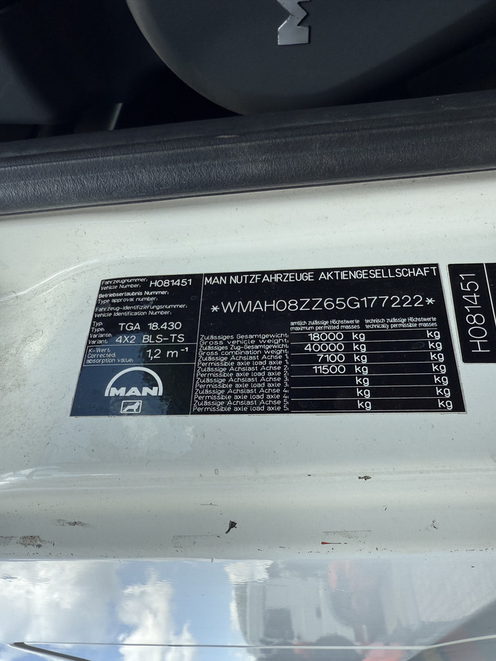 MAN TGA 18.430 Kran Palfinger 16502 Jib 26.5 Meter - Cap tractor: Foto 5 MAN TGA 18.430 Kran Palfinger 16502 Jib 26.5 Meter - Cap tractor: Foto 5