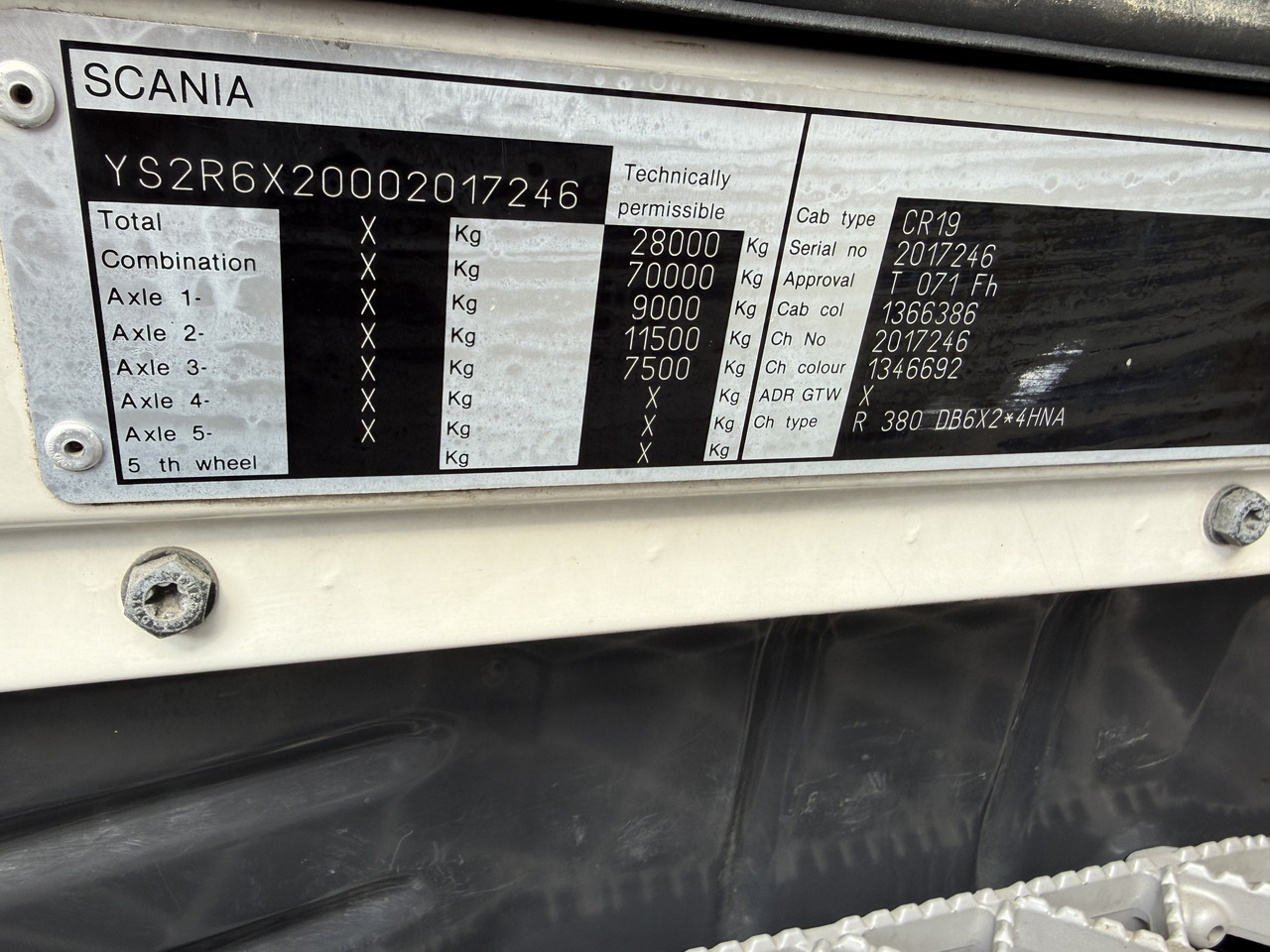 Scania R380 6X2*4 Kipper mit Kran HIAB 220 - Camion basculantă, Camion cu macara: Foto 5 Scania R380 6X2*4 Kipper mit Kran HIAB 220 - Camion basculantă, Camion cu macara: Foto 5