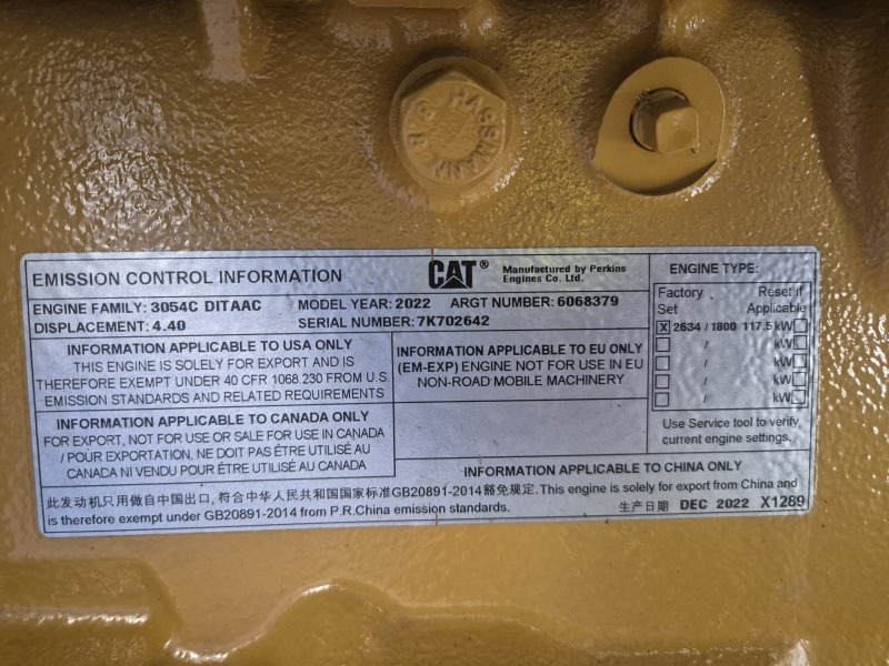 Caterpillar 3054C DITAAC Engine + Radiator - Motor pentru Echipament industrial: Foto 2 Caterpillar 3054C DITAAC Engine + Radiator - Motor pentru Echipament industrial: Foto 2