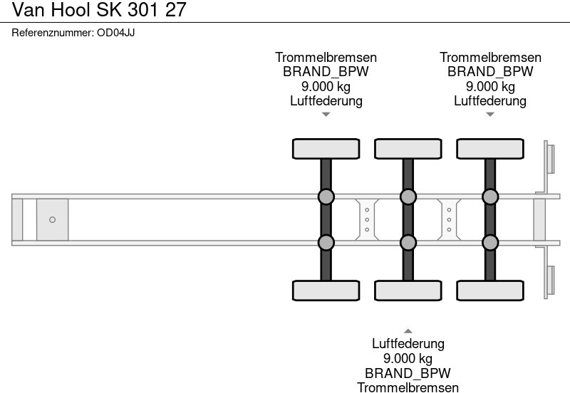 Van Hool SK 301 27 - Semiremorcă basculantă: Foto 4 Van Hool SK 301 27 - Semiremorcă basculantă: Foto 4