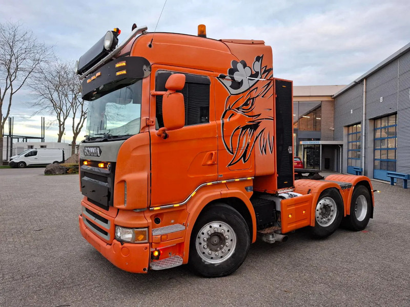 Scania R480 / HYDRAULICS / DOUBLE TANK / LIFT+LENKACHSE / 746830 KM / ALCOA / LEATHER / EURO-4 / 2007 - Cap tractor: Foto 1 Scania R480 / HYDRAULICS / DOUBLE TANK / LIFT+LENKACHSE / 746830 KM / ALCOA / LEATHER / EURO-4 / 2007 - Cap tractor: Foto 1