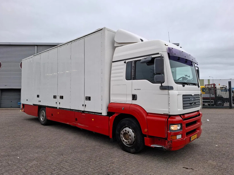 MAN TG310A / NL TRUCK / TUV:06-07-2026 / ONLY:249085 KM / SMART TACHO / 1SIDE OPEN / PLATFORM 2000 KG / AUTOMATIC / EURO-3 / 2002 - Camion furgon: Foto 2 MAN TG310A / NL TRUCK / TUV:06-07-2026 / ONLY:249085 KM / SMART TACHO / 1SIDE OPEN / PLATFORM 2000 KG / AUTOMATIC / EURO-3 / 2002 - Camion furgon: Foto 2