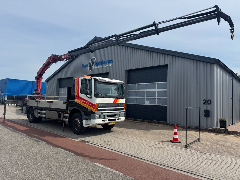 Camion cu macara DAF CF75-250, HMF 1583 K4 + 1, Remote Control: Foto 1