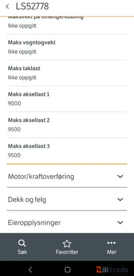 1999 modell MAN 26.414 6x2 kranbil - Camion platformă, Camion cu macara: Foto 4 1999 modell MAN 26.414 6x2 kranbil - Camion platformă, Camion cu macara: Foto 4