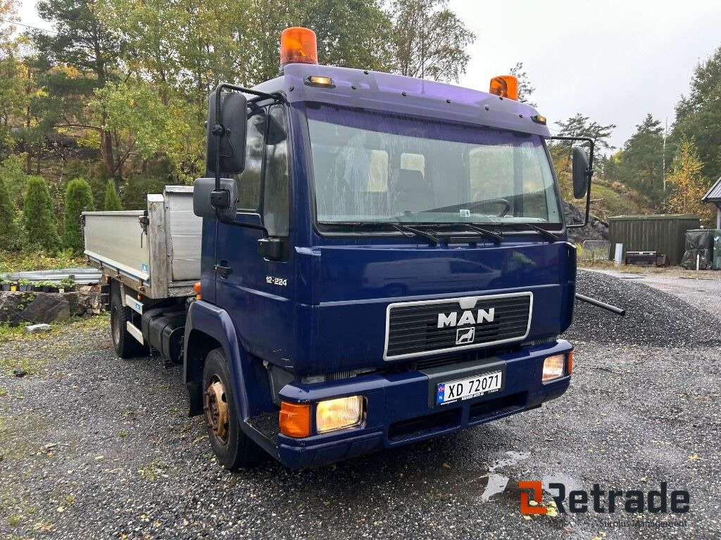 2000 Tippbil med kran og plan MAN 12.224LC. EU-Godkjent - Camion basculantă, Camion cu macara: Foto 3 2000 Tippbil med kran og plan MAN 12.224LC. EU-Godkjent - Camion basculantă, Camion cu macara: Foto 3