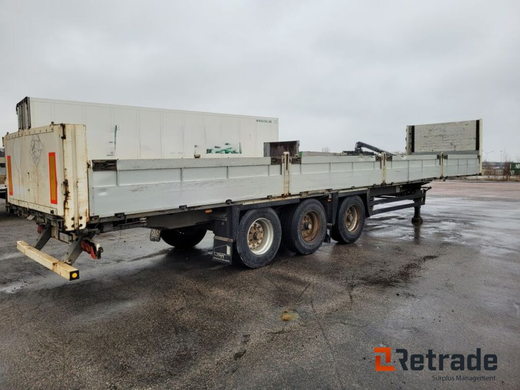 3-axlig trailer med lämmar SCHMITS, S01 Flaktrailer - Semiremorcă platformă: Foto 3 3-axlig trailer med lämmar SCHMITS, S01 Flaktrailer - Semiremorcă platformă: Foto 3