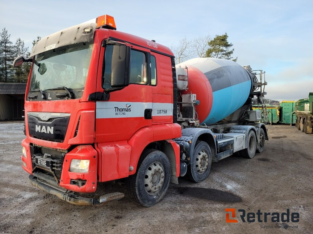 Betongbil 4-axlig Betongroterare MAN TGS 35.400 8X2-4 BL Euro 6 - Autobetonieră: Foto 1 Betongbil 4-axlig Betongroterare MAN TGS 35.400 8X2-4 BL Euro 6 - Autobetonieră: Foto 1