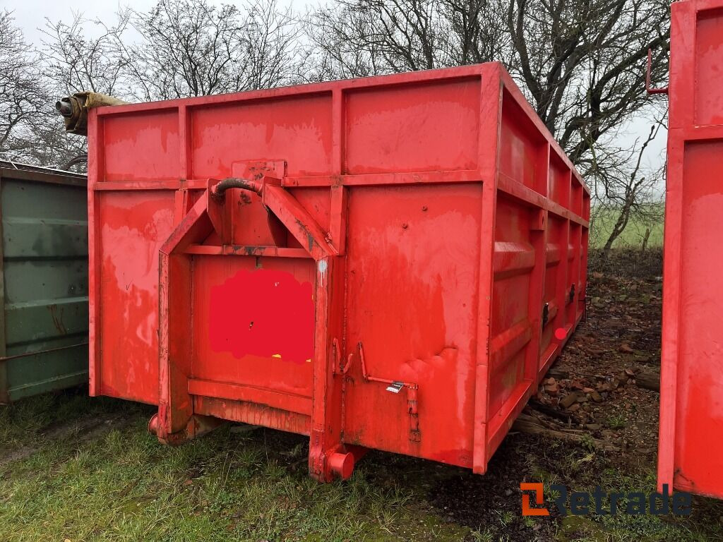 Echipamente de constructii Container Container Høje sider Rød: Foto 1