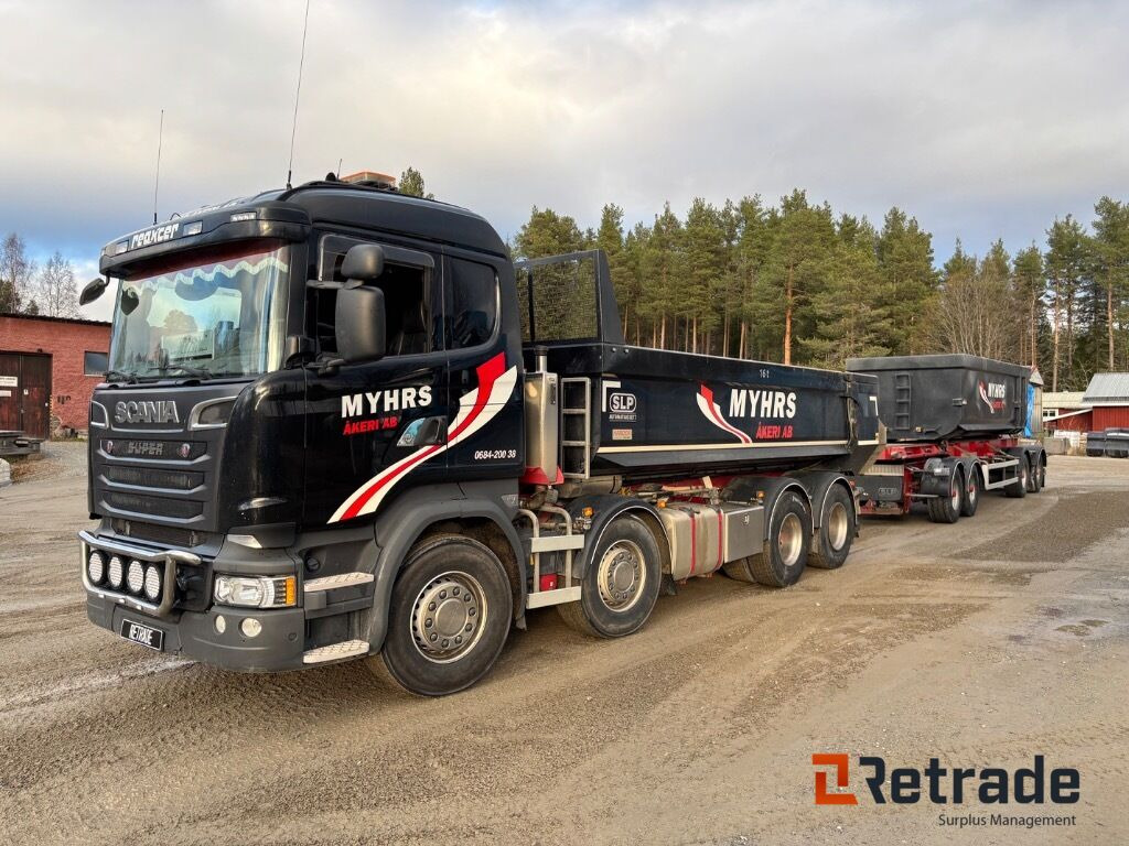 Kassettbilsekipage Scania R730 8X4 - Camion basculantă, Remorcă abroll/ Skiploader: Foto 1 Kassettbilsekipage Scania R730 8X4 - Camion basculantă, Remorcă abroll/ Skiploader: Foto 1