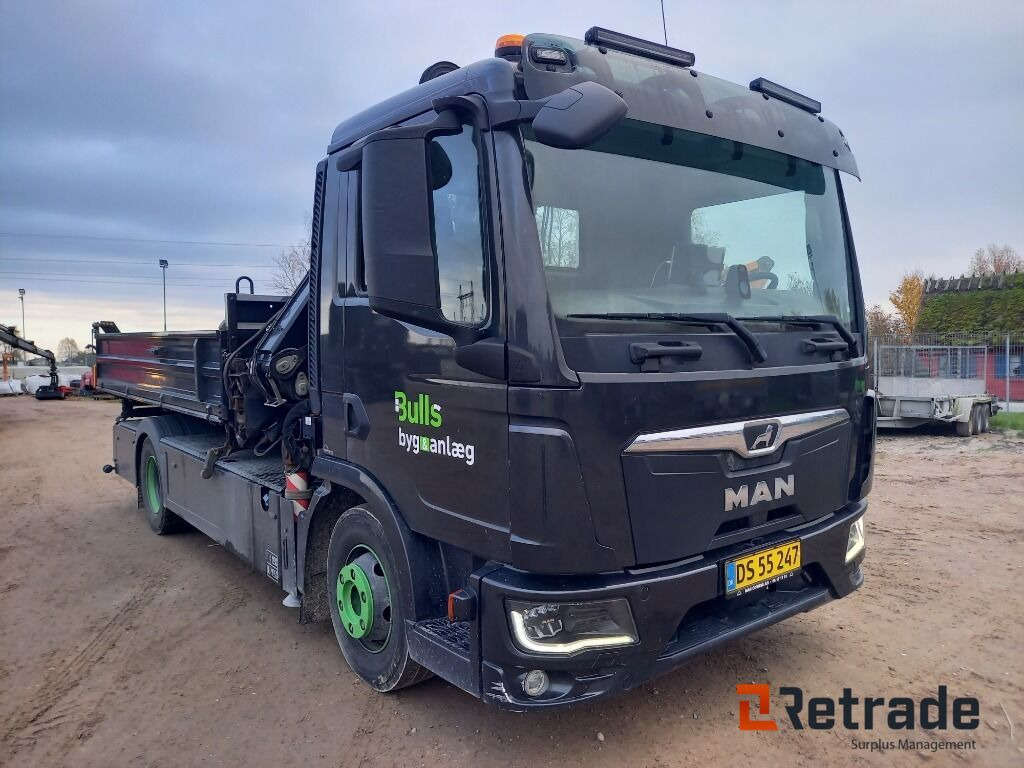 MAN TGL 12. 4X2 BL med Fassi kran - Camion basculantă, Camion cu macara: Foto 3 MAN TGL 12. 4X2 BL med Fassi kran - Camion basculantă, Camion cu macara: Foto 3