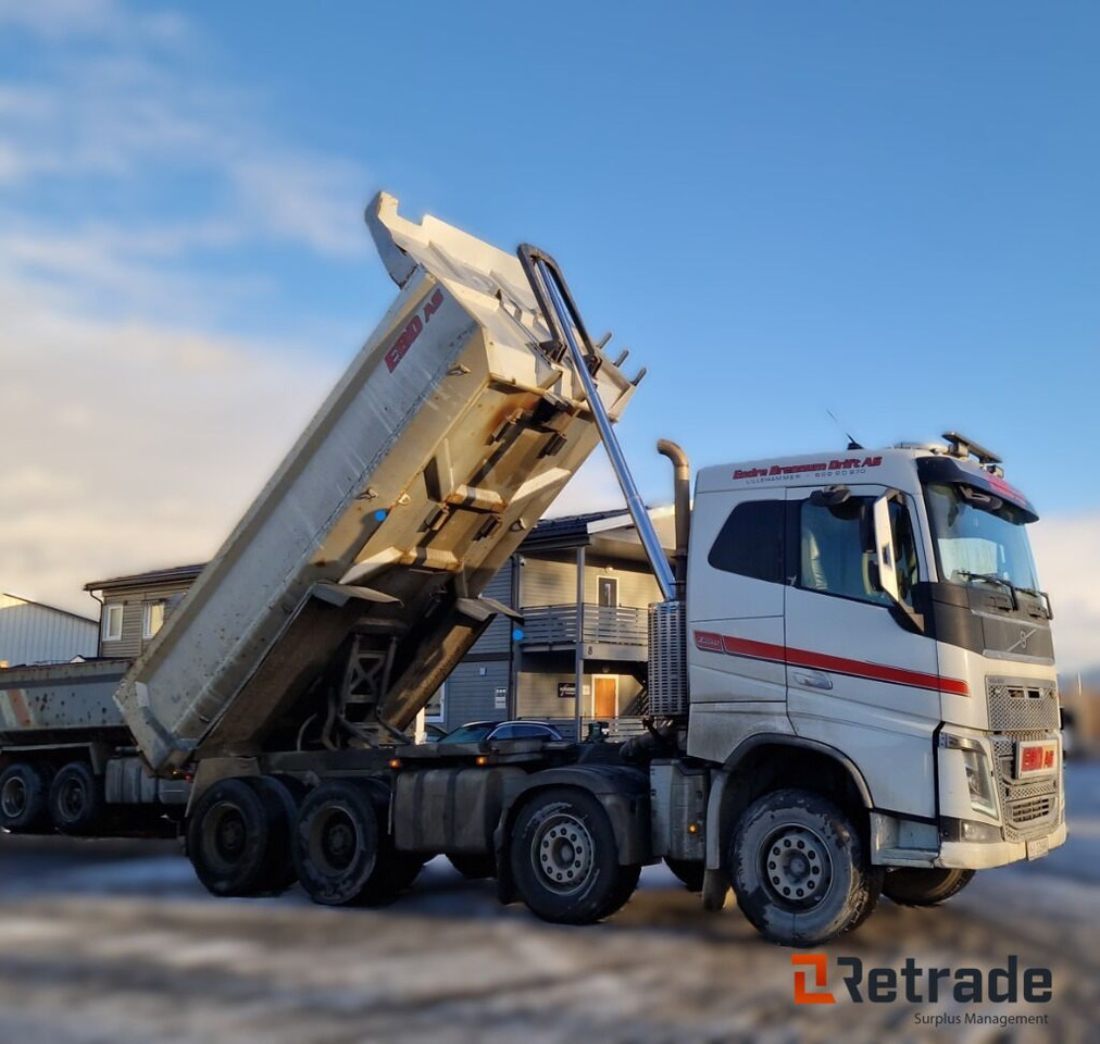 Robust og klar tippbil – Volvo FH16 650 8x4 med tipp og hengeropplegg - Camion basculantă: Foto 3 Robust og klar tippbil – Volvo FH16 650 8x4 med tipp og hengeropplegg - Camion basculantă: Foto 3
