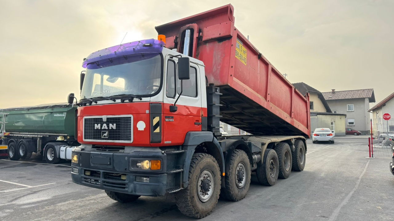 MAN 50.403 10x8 mulda tipper 24.5 m3 - Camion basculantă: Foto 5 MAN 50.403 10x8 mulda tipper 24.5 m3 - Camion basculantă: Foto 5