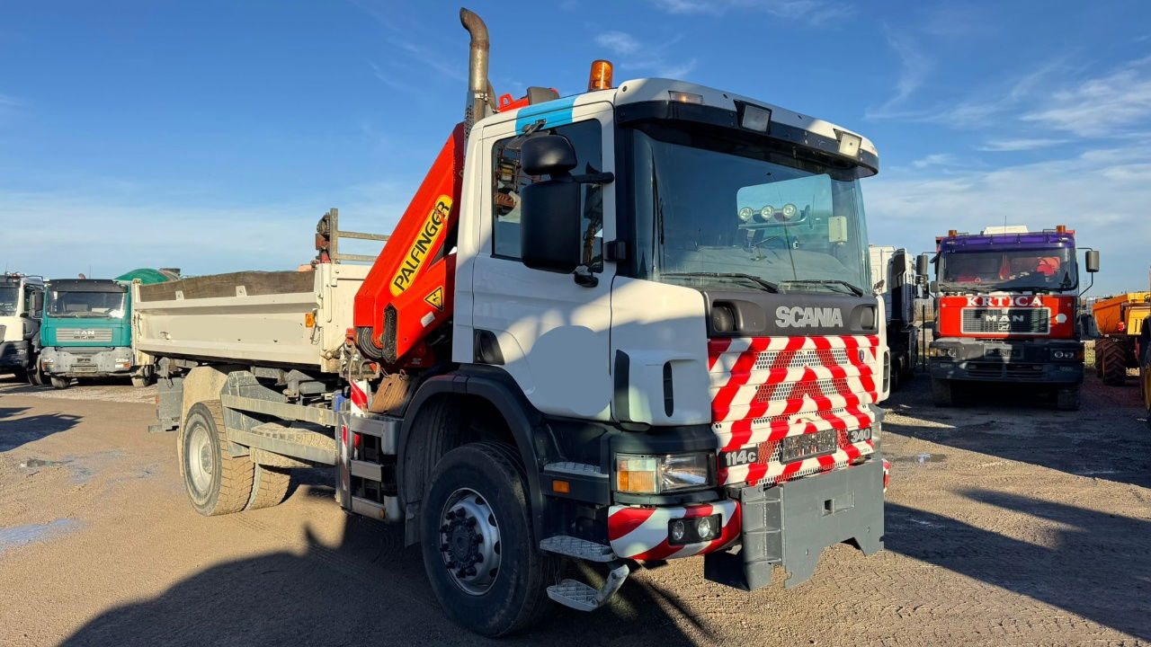 Scania P 114C 340 4x4 tipper - PK 14080 - 10.6M - 108.000km - Camion basculantă, Camion cu macara: Foto 3 Scania P 114C 340 4x4 tipper - PK 14080 - 10.6M - 108.000km - Camion basculantă, Camion cu macara: Foto 3