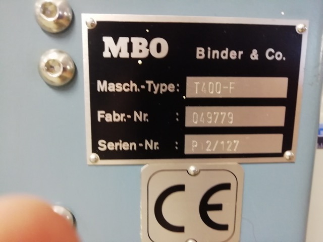 Four pocket folder MBO F 400-4-F SA - Mașină de pliat: Foto 2 Four pocket folder MBO F 400-4-F SA - Mașină de pliat: Foto 2