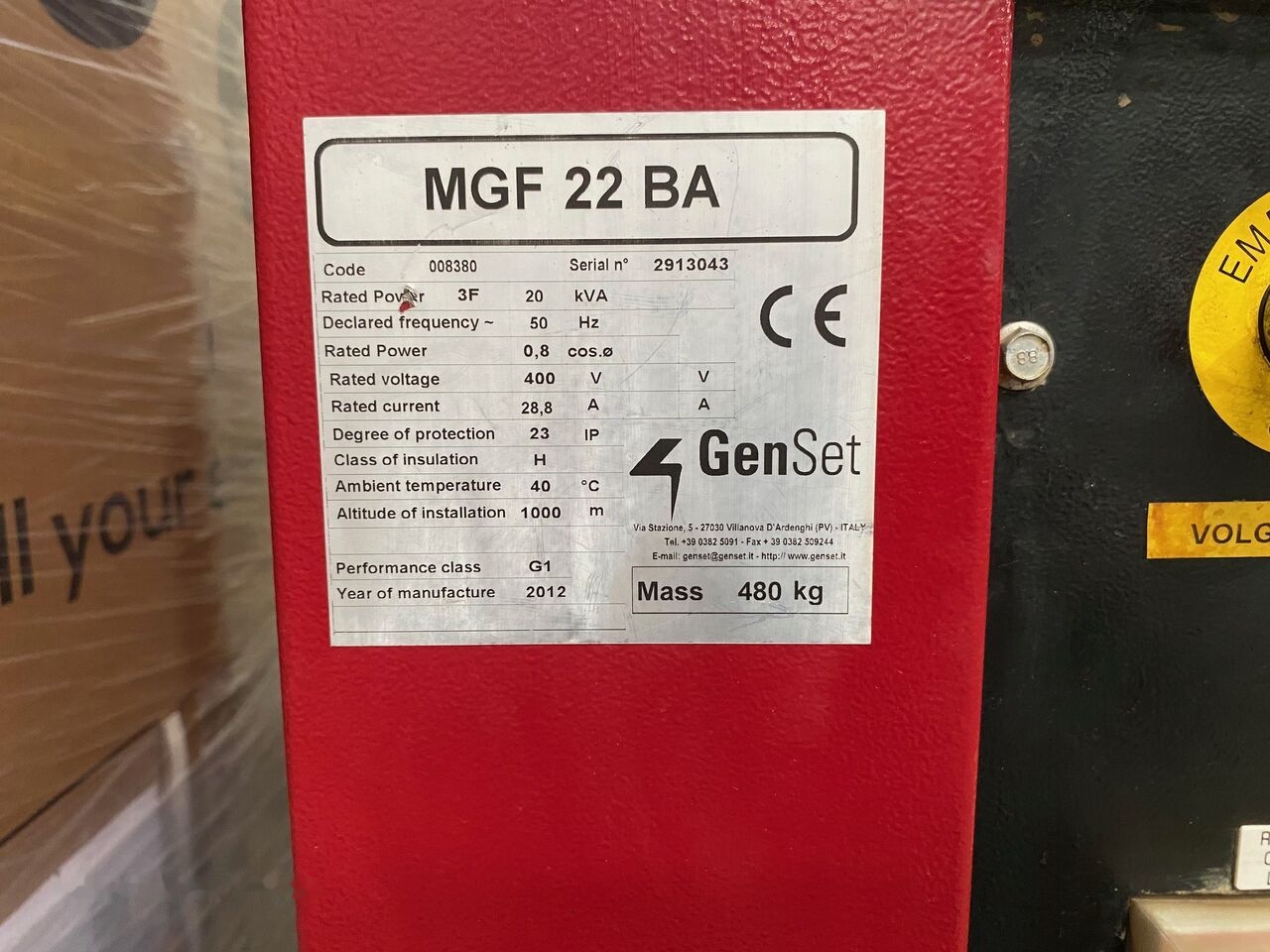 GenSet 20 kVa Yanmar - Generator electric: Foto 5 GenSet 20 kVa Yanmar - Generator electric: Foto 5