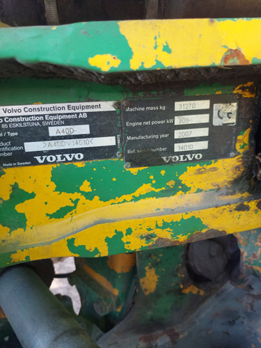 2007 Volvo A40D - Camion articulat: Foto 5 2007 Volvo A40D - Camion articulat: Foto 5