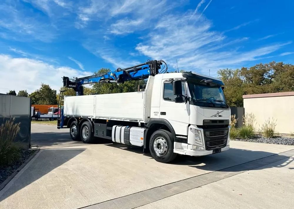 Volvo FM420 6x2 | HDS Atlas AK 186-3 z przestrzenią ładunkową | Euro6 |238 000 km - Camion platformă, Camion cu macara: Foto 1 Volvo FM420 6x2 | HDS Atlas AK 186-3 z przestrzenią ładunkową | Euro6 |238 000 km - Camion platformă, Camion cu macara: Foto 1