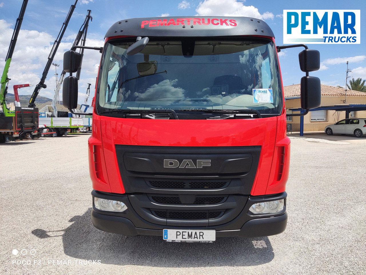 DAF LF 210 GRUA CAJA FIJA - Camion platformă, Camion cu macara: Foto 3 DAF LF 210 GRUA CAJA FIJA - Camion platformă, Camion cu macara: Foto 3