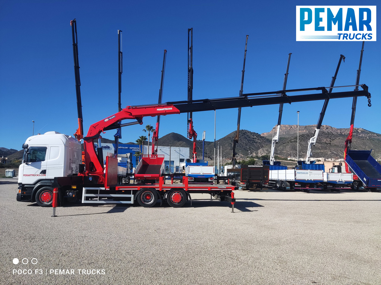 SCANIA R 450 6X2 GRUA CJA FIJA - BDF - PLATAFORMA EURO 6 - Camion cu macara: Foto 4 SCANIA R 450 6X2 GRUA CJA FIJA - BDF - PLATAFORMA EURO 6 - Camion cu macara: Foto 4