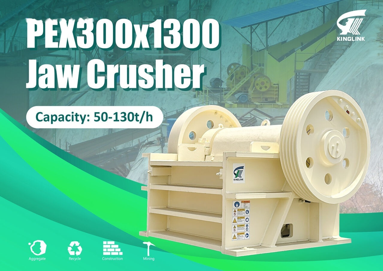 Kinglink PEX1251 | PEX300x1300 Secondary Stone Jaw Crusher - Concasor cu fălci: Foto 1 Kinglink PEX1251 | PEX300x1300 Secondary Stone Jaw Crusher - Concasor cu fălci: Foto 1
