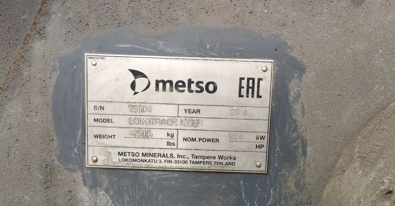 Metso Lokotrack LT106 Portable Jaw Crusher - Concasor: Foto 2 Metso Lokotrack LT106 Portable Jaw Crusher - Concasor: Foto 2