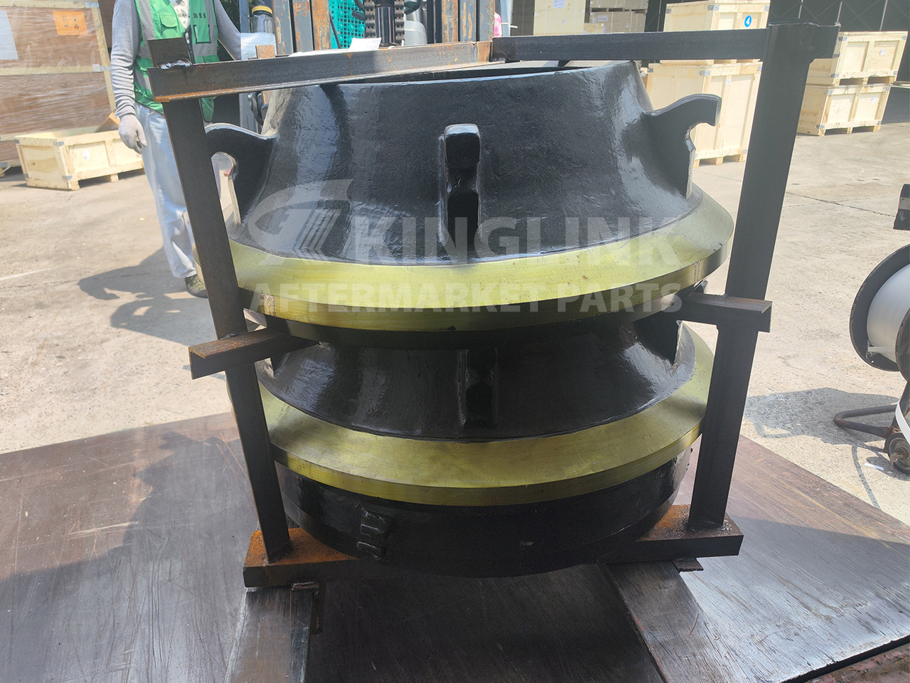 KINGLINK High Manganese Steel Mantle 17000200 and Bowl Liner 17000201 for Tc36 Cone Crusher - Piesă de schimb pentru Utilaje constructii: Foto 4 KINGLINK High Manganese Steel Mantle 17000200 and Bowl Liner 17000201 for Tc36 Cone Crusher - Piesă de schimb pentru Utilaje constructii: Foto 4