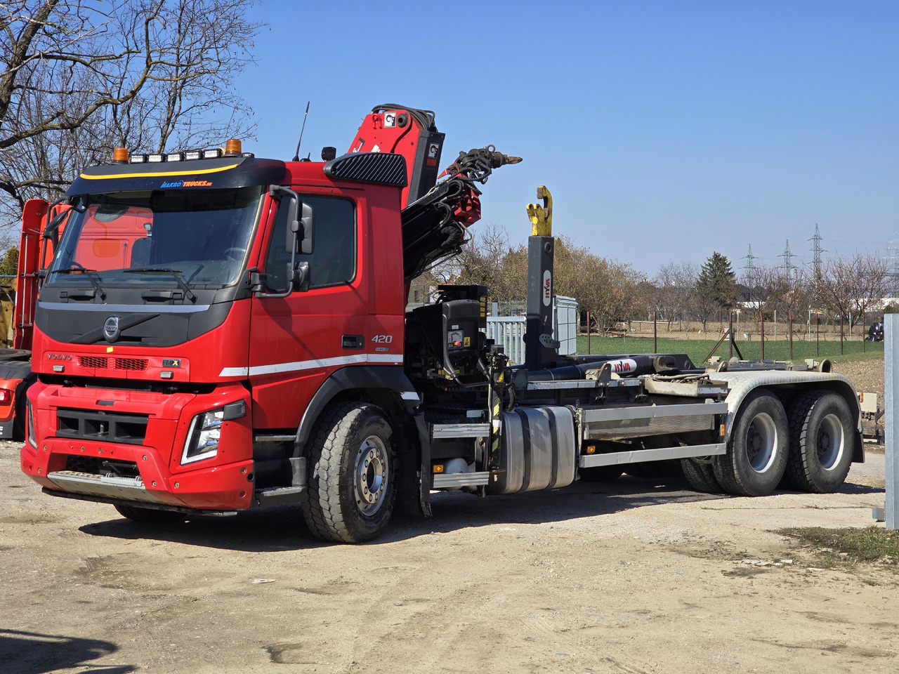 VOLVO FMX 420 6X4 / HIAB 144B-hiduo / hook system - Camion cu cârlig, Camion cu macara: Foto 2 VOLVO FMX 420 6X4 / HIAB 144B-hiduo / hook system - Camion cu cârlig, Camion cu macara: Foto 2