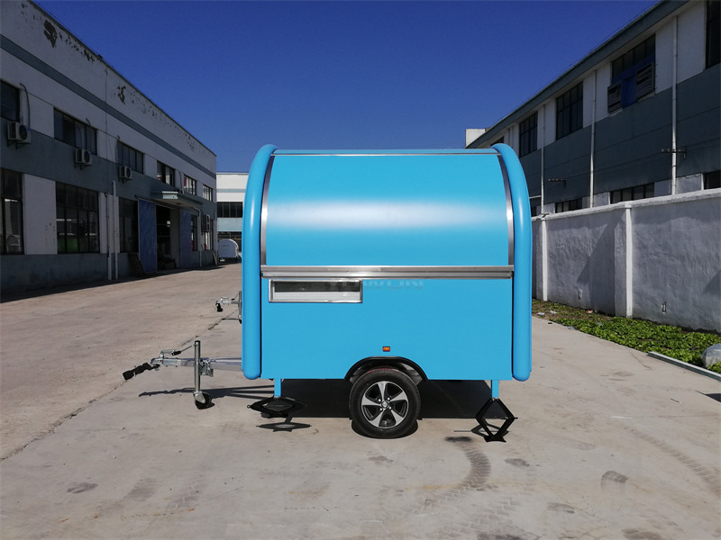 YOWON small fiberglass food vending trailer hot dog cart for Europe - Rulota comerciala: Foto 4 YOWON small fiberglass food vending trailer hot dog cart for Europe - Rulota comerciala: Foto 4