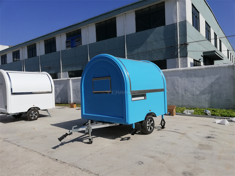 YOWON small fiberglass food vending trailer hot dog cart for Europe - Rulota comerciala: Foto 5 YOWON small fiberglass food vending trailer hot dog cart for Europe - Rulota comerciala: Foto 5
