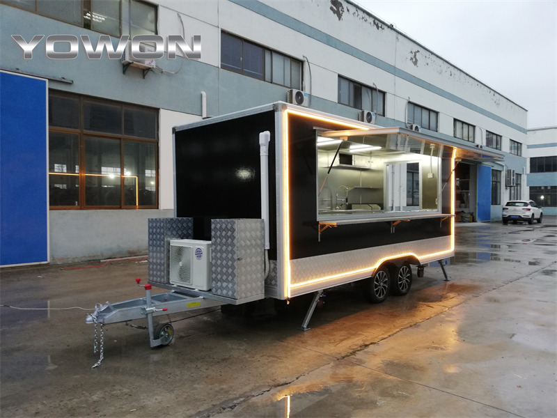 YOWON vintage model square food truck catering truck - Rulota comerciala: Foto 3 YOWON vintage model square food truck catering truck - Rulota comerciala: Foto 3