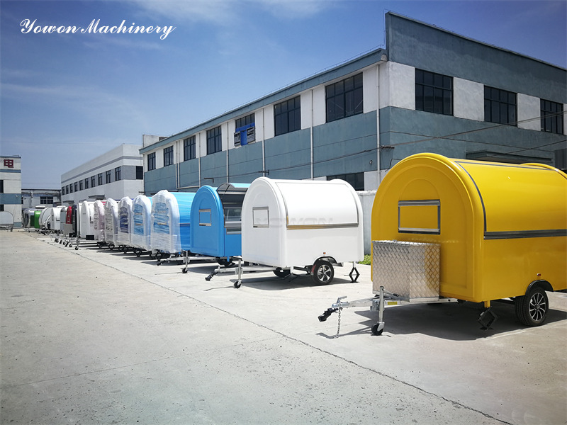 Yowon Customized hot sale food trailer from China - Rulota comerciala: Foto 1 Yowon Customized hot sale food trailer from China - Rulota comerciala: Foto 1